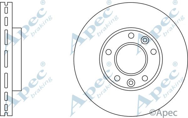 APEC BRAKING stabdžių diskas DSK2730